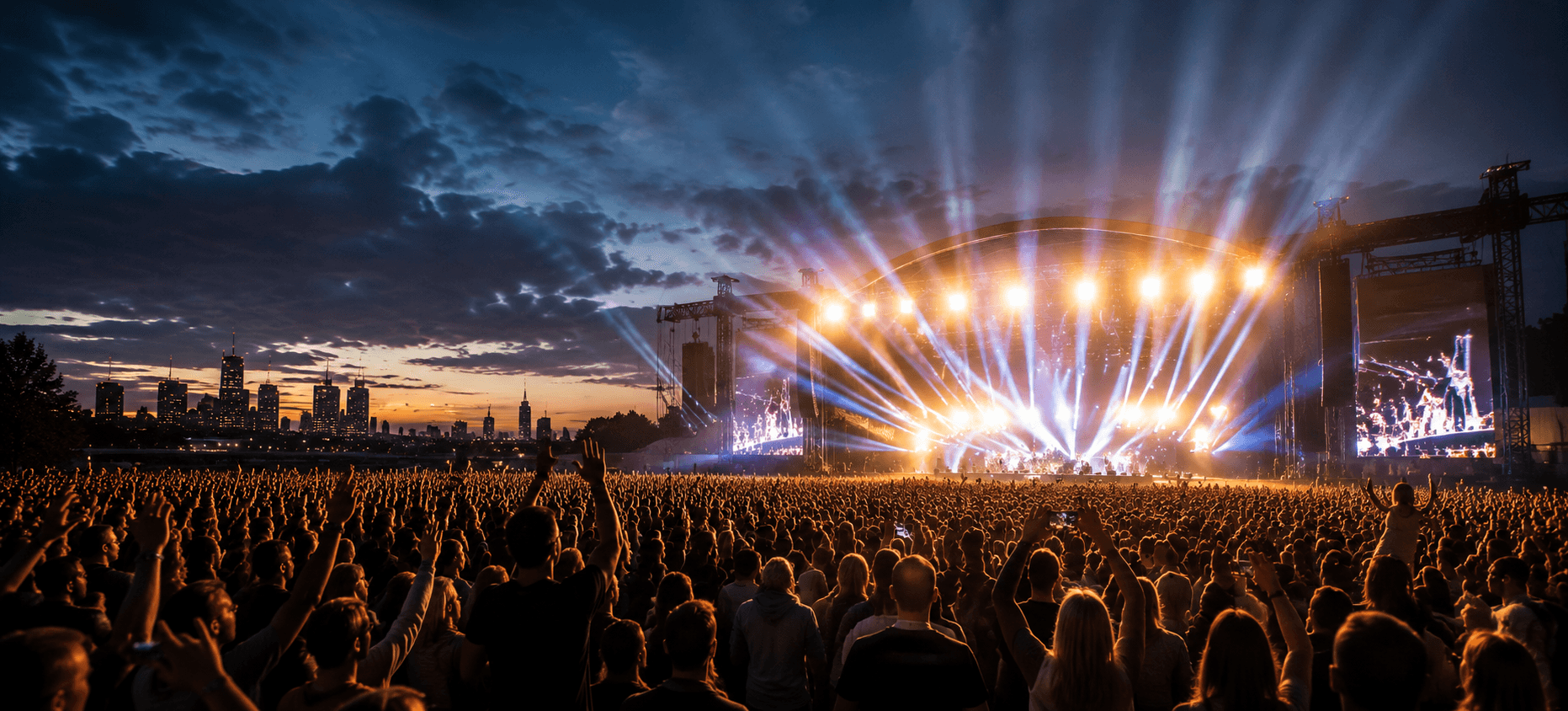 RTS Black concert chauffeur service
