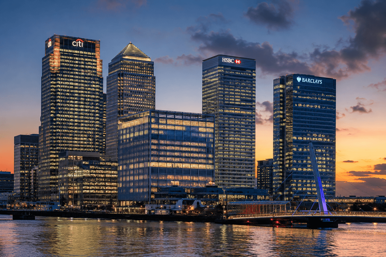 Canary Wharf corporate chauffeur destination